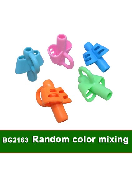 Rastgele BG2163 Stili Çocuklar Için Yazma Kalem Kalemlik Kalem Tutucu Çocuklar Öğrenme Pratik Silikon Kalem Yardım Yazma Duruş Düzeltme Cihazı - Öğrenciler Için (Yurt Dışından)