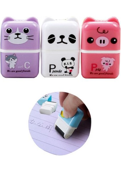 Mor Tarzı Sevimli Çizgi Film Kaydırmalı Renkli Dikdörtgen Silgi Kauçuk Öğrenci Kırtasiye Çocuk Hediyeler Okul Ofis Düzeltme Malzemeleri (Yurt Dışından) indirimleri