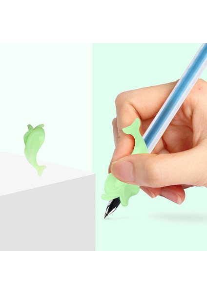 Fish Pen Grip A Stili Kalem Grlicone Yumuşak Kurşun 3 El Tutma Kalemi Yazma Yardımı Rehberi Çocuklar El Yazısı Tutucu Öğretme Düzeltme Kavrama Sabit (Yurt Dışından)