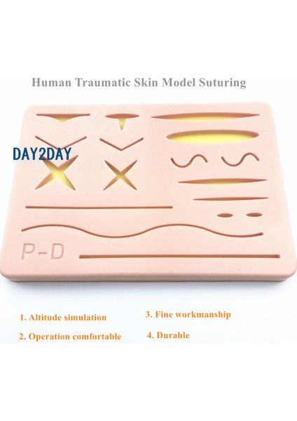 Doktor Hemşire Öğrenci Pratik Model Deri Dikiş Eğitim Pediyatri Eczacı Cerrahlık Eğitim Pediyatri Modeli Yara Silikon Dikiş Pedi (Yurt Dışından) fırsatları