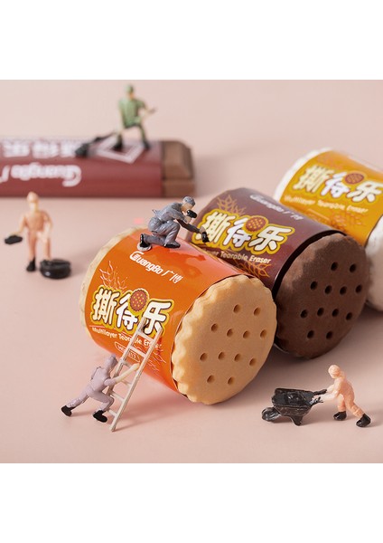 B Tarzı Gıda Kurabiye Bisküvi Çikolata Temalı Kokulu Kalem Silgisi (Yurt Dışından) fiyatları