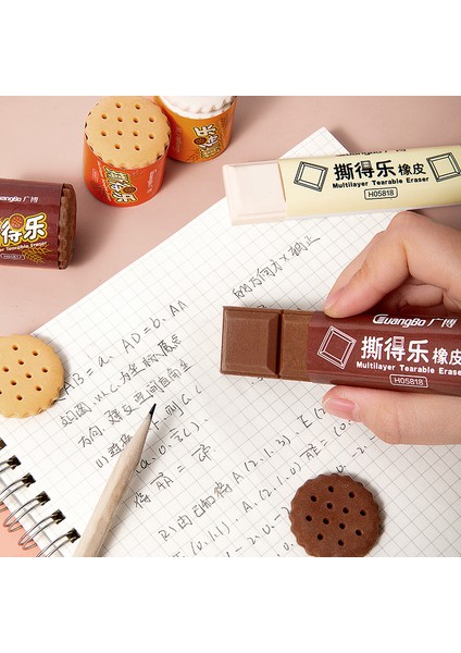 B Tarzı Gıda Kurabiye Bisküvi Çikolata Temalı Kokulu Kalem Silgisi (Yurt Dışından) modelleri