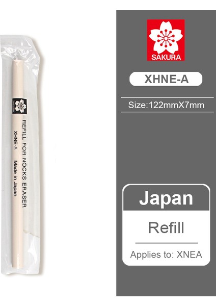 Yeniden Doldurma Stili Japon Sakura Itme Tipi Kalem Şeklinde Yüksek Parlaklık Silgi Xnea Öğrenci Sanat Çizimi Detay Silgisi, Izi Kalmadan Temizler (Yurt Dışından)