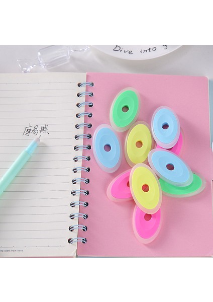 10 Adet Siyah Çubuk Stili Kawaii Mini Silgi ile Silinebilir Kalem Silgisi Sevimli Hediye Güzel Kırtasiye Ofis Okul Malzemesi (Yurt Dışından)