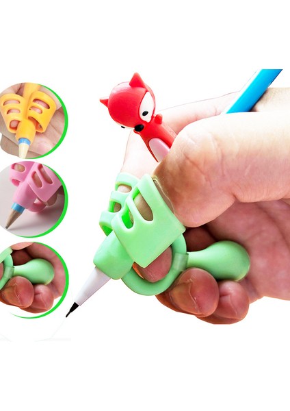 No.10 Tarzı Öğrenciler Için Yazma Yardımcıları Tutma Alıştırma Aracı Kalem Tutucu Duruş Kavrama Kombinasyonları Ofis Kırtasiye Tutucu (Yurt Dışından) modelleri