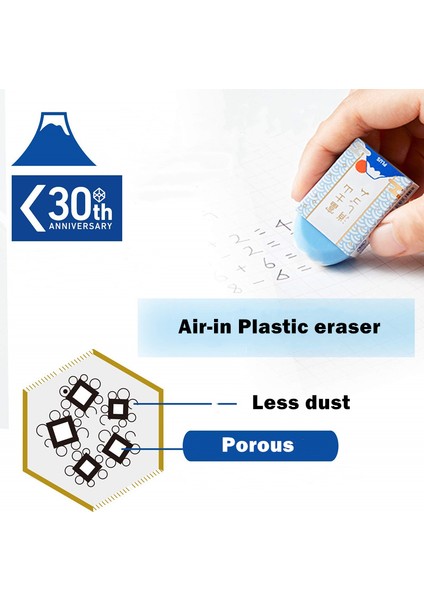 1 Adet Sakura Stili Fuji Dağı Silgi Artı Hava Içeren Plastik Silgi Kalemler Için Yenilik Japon Kırtasiye Ofis Okul Öğrenci Malzemeleri A6981 (Yurt Dışından)
