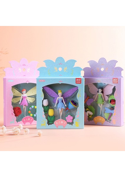 Yeşil Peri Tarzı Çocuklar Için Yaratıcı Sevimli Silgiler Kawaii Çiçek Peri Modeli Okul Malzemeleri Karikatür Minimalist Aksesuarlar (Yurt Dışından)