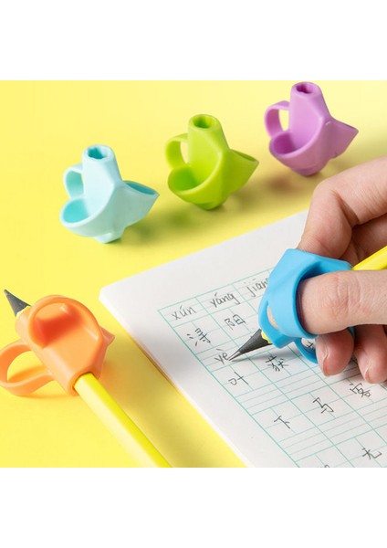 5 Adet B Tarzı 5 Adet Çocuk Yazı Kalemi Kalem Tutucu Çocuklar Öğrenme Pratik Silikon Kalem Yardımcı Grup Tutuş Düzeltme Cihazı Öğrenciler Için (Yurt Dışından) fiyatları