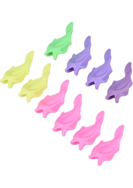 10 Adet Tarzı Silikon Kalem Tutucu Ergonomik Yazma Kavrama Yardımcı Sağ El Için Eğitim Grip Tutucu (Yurt Dışından) modelleri