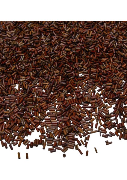 6 mm Bambu Kesme Kahve Rengi Ahşap Boncuk 50 gr