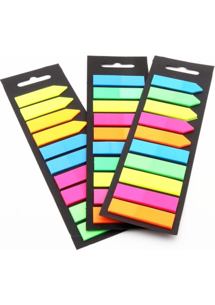 Bir Stil Floresan Renkli Not Defteri Kendinden Yapışkanlı Notlar Yer Işareti Işaretçi Memo Sticker Kağıt Okul Ofis Malzemeleri (Yurt Dışından)