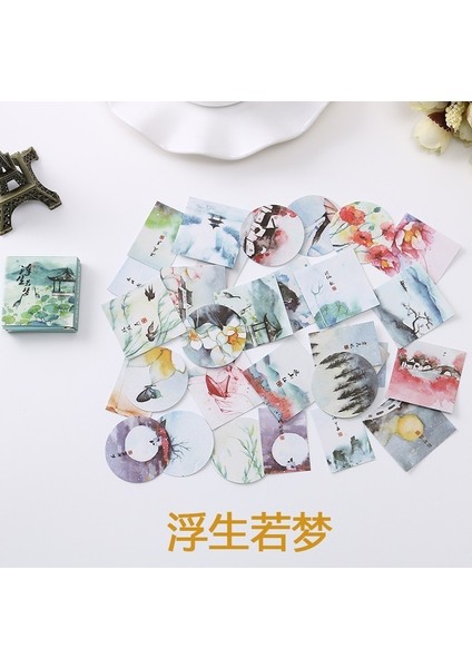 No.17 Stili Küçük Karikatür Kağıt Sticker Dekorasyon Çıkartma Dıy Albüm Scrapbooking Mühür Sticker Kawaii Kırtasiye Hediye Malzeme (Yurt Dışından) fırsatları