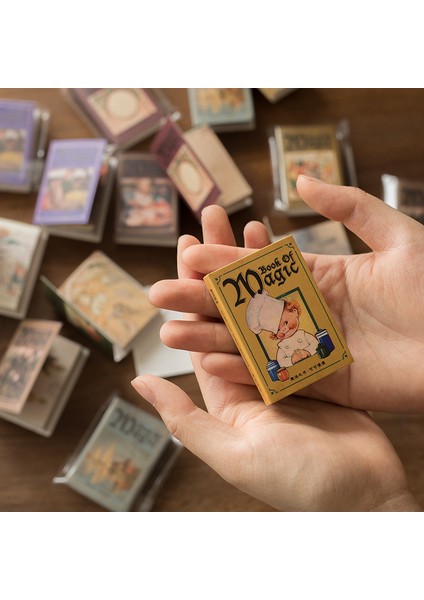 Huahuashijie Tarzı Not Defterleri Yapışkan Notlar Sihirli Kitap Hobi Defteri Kağıt Günlük Scrapbooking Etiketler Ofis Okul Kırtasiye Bloknot (Yurt Dışından)