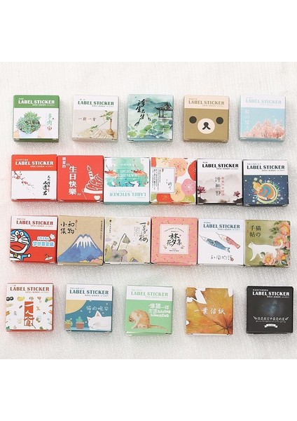 No.7 Tarzı Küçük Karikatür Kağıt Sticker Dekorasyon Çıkartma Dıy Albüm Scrapbooking Mühür Sticker Kawaii Kırtasiye Hediye Malzeme (Yurt Dışından) modelleri