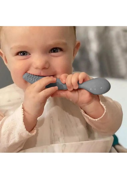 2li Bebek Beslenme Seti- Vakumlu Tabak Diş Kaşıyıcılı Kaşık modelleri