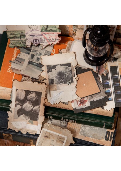 B Tarzı Retro Malzeme Kartı Not Defteri El Yapımı Malzeme Retro Kolaj Arka Plan Deko Kağıt Bullet Journal Aksesuarları (Yurt Dışından) indirimleri