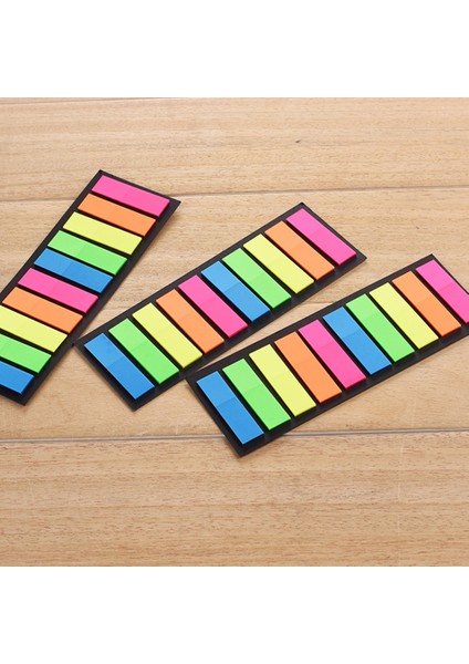 Yaratıcı Şeffaf Floresan Planlayıcı Etiketler Sınıflandırma Endeksi Sticker Kitapçığı Memo Pad - E-Ticaret Başlığı (Yurt Dışından)