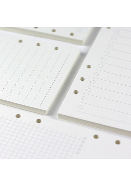 Yarı Saydam Kapak Stili A5 45 Sayfa A5 A6A7 Spiral Defter Yedek Iç Sayfa Haftalık Aylık Yapılacaklar Satır Nokta Izgara Iç Kağıt Ofis Malzemeleri (Yurt Dışından)