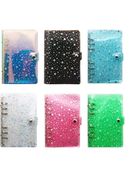 Al A6 Stili A5 A6 Yıldız Desenli Spiral Defter Iç Sayfa Kapağı Ajanda Planlayıcı Ofis Kırtasiye Malzemeleri (Yurt Dışından) fiyatları