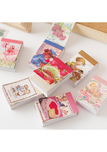 Fanqiewawa Tarzı Lot Not Defterleri Yapışkanlı Notlar Vintage Hayvanlar Çilek Kağıdı Junk Journal Scrapbooking Etiketler Ofis Okul Kırtasiye (Yurt Dışından) fiyatları