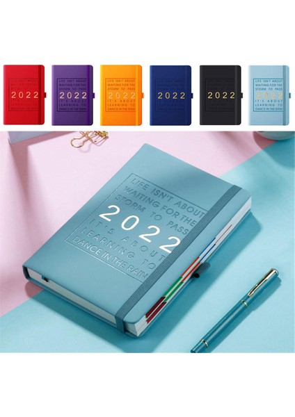 A5 Siyah Stil A7 2021 Bir Planlayıcı Ingilizce Versiyon Ajanda Defter Not Defteri Günlük Ajanda Planlayıcı Öğrenciler Okul Ofis Malzemeleri (Yurt Dışından) fırsatları