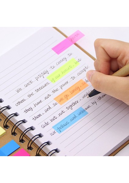 Mc1 Stili Yeni Stationeryındex Kendinden Yapışkanlı Not Defteri Yapışkanlı Not Ayraç Işaretleyici Memo Sticker Kağıt Ofis Okul Malzemeleri (Yurt Dışından)