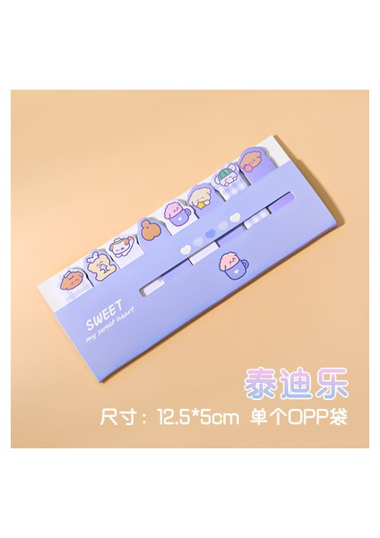 No.5 Tarzı Sevimli Memo Pad Ayraç Çilek Tavşanlı Notlar Yapışkan Indeksli Defter Okul Malzemeleri Kağıt Etiketler (Yurt Dışından)