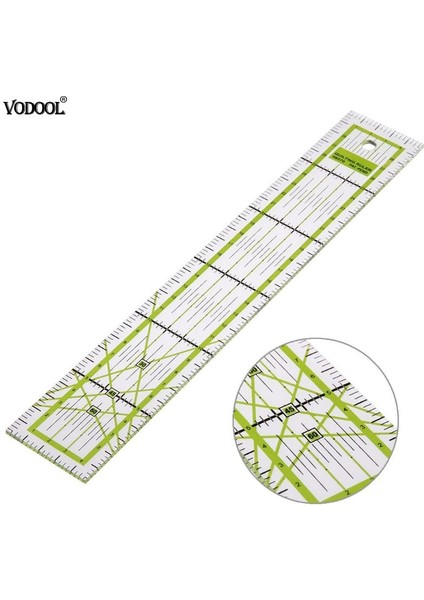 5X30CM Şeffaf Akrilik Dikiş Patchwork Cetvel Yorgan Dikiş Terzi Cetvel El Yapımı Aracı Okul Öğrenci Ofis Kırtasiye Hediye (Yurt Dışından)