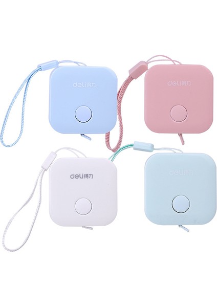 Mini Makaron Renkli Ölçü Bandı Metrik Metre Imparatorluk Cetveli Kırtasiye Ofis Okul Malzemeleri A6811 (Yurt Dışından)