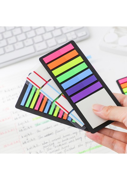 D-160 Yaprak Stili 23 Tasarımlar Minimal Iç Stil Floresan Kendinden Yapışkanlı Not Defteri Yapışkan Notlar Ayraç Işaretçi Öğrenci Kırtasiye Ofis Malzemeleri (Yurt Dışından)