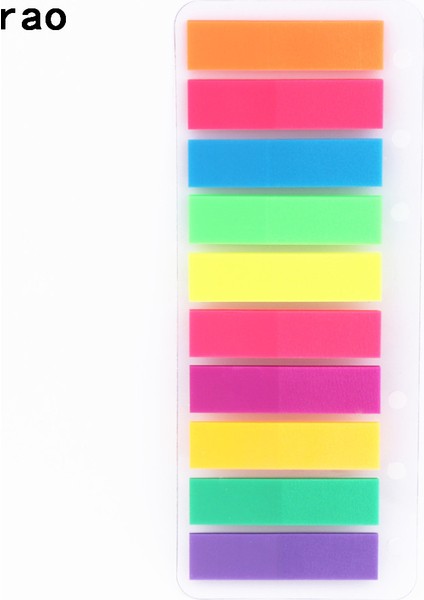 B Tarzı Floresan Renkli Not Defteri Kendinden Yapışkanlı Yapışkanlı Notlar Ayraç Point It Marker Memo Sticker Kağıt Okul Ofis Malzemeleri (Yurt Dışından)