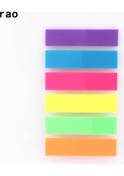 B Tarzı Floresan Renkli Not Defteri Kendinden Yapışkanlı Yapışkanlı Notlar Ayraç Point It Marker Memo Sticker Kağıt Okul Ofis Malzemeleri (Yurt Dışından)