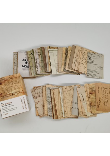 No.1 Tarzı Vintage El Yazısı Mektup Malzemesi Kağıt Çift Taraflı Baskı Retro Not Defterleri Notlar Için Scrapbooking Günlükler Dıy (Yurt Dışından)