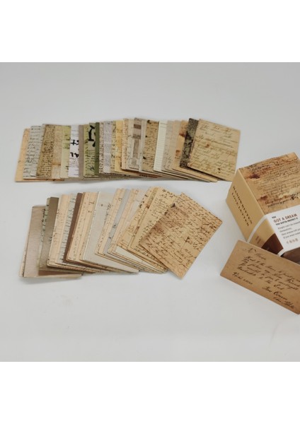 No.1 Tarzı Vintage El Yazısı Mektup Malzemesi Kağıt Çift Taraflı Baskı Retro Not Defterleri Notlar Için Scrapbooking Günlükler Dıy (Yurt Dışından)