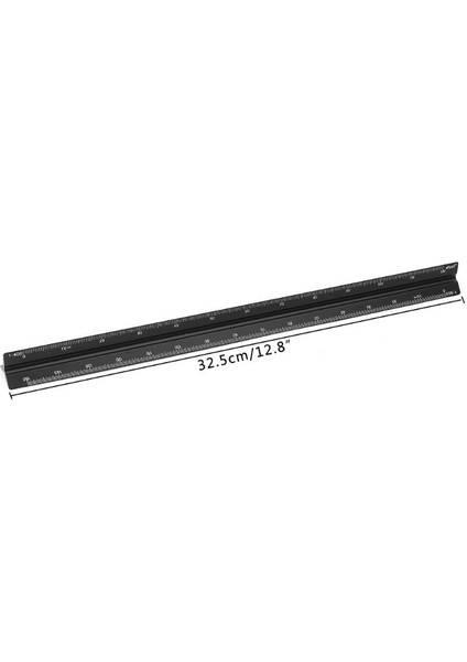 Küçük Ölçekli Stil 30CM Üçgen Mimarlık Ölçek Cetveli Alüminyum Ölçek Cetveli Çizim Için (Yurt Dışından) fırsatları