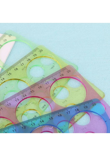 2022 Yeni Lastik Daireler Geometrik Şablon Cetvel Stencil Çizim Aracı Kırtasiye Öğrenci Için (Yurt Dışından) fırsatları