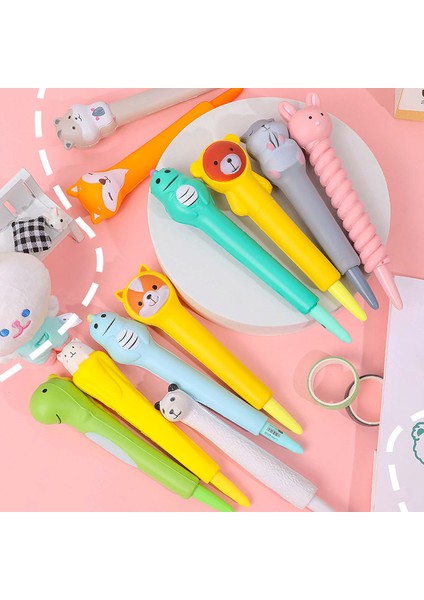x Stili G Lytwtw'nin Sevimli Yumuşak Jel Kalem Kawaii Kırtasiye Ofis Okul Malzemesi Yaratıcı Tatlı Güzel Sevimli Karikatür Kalem (Yurt Dışından) fırsatları