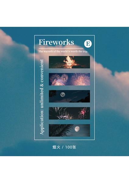 E Stili Yapışkan Notlar Stickerlar Sevimli Nostalji Bulut Şehir Defteri Notları Yapışkanlık Ayraç Işaretleyici Papel Kore Kırtasiye (Yurt Dışından)