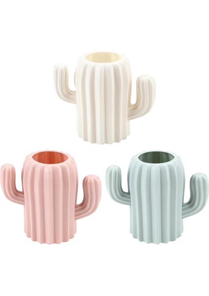 Beyaz Stil Sevimli Kaktüs Şekilli Kalemlik Masaüstü Masa Düzenleyici Çok Fonksiyonlu Depolama Kutusu Kalem Kabı Okul Ofis Kırtasiye Malzemeleri (Yurt Dışından) fiyatları
