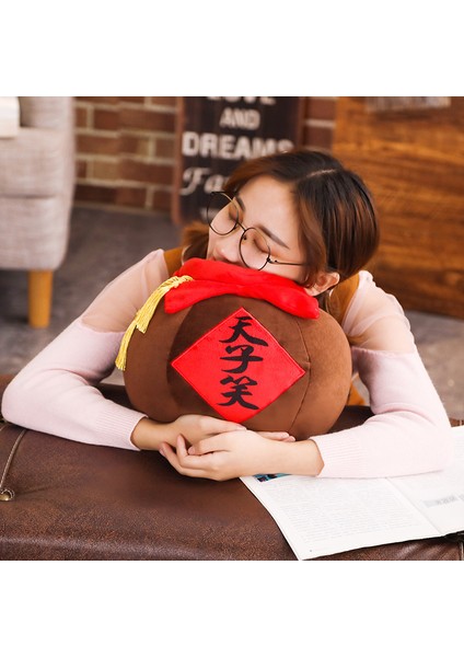 Bir Stil 20 Santimetre Büyülü Peluş Oyuncak Yastık Mo Dao Zu Shi Wei Wuxian Şarap Fıçısı Dolgulu Yastık Oyuncak Anime Çevresinde (Yurt Dışından) modelleri