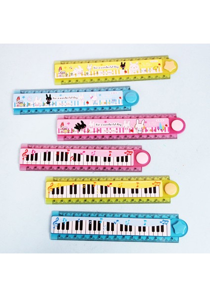 01 Rastgele Renk Stili 30CM Yeni Sevimli Kawaii Çalışma Zamanı Renkli Katlanabilir Cetvel Çok Fonksiyonlu Kendin Yap Çizim Cetveli Öğrenciler Okul Kırtasiye Piyano Cetveli (Yurt Dışından) modelleri