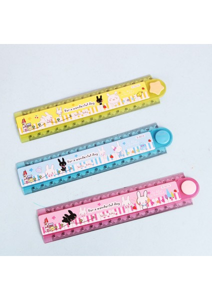01 Rastgele Renk Stili 30CM Yeni Sevimli Kawaii Çalışma Zamanı Renkli Katlanabilir Cetvel Çok Fonksiyonlu Kendin Yap Çizim Cetveli Öğrenciler Okul Kırtasiye Piyano Cetveli (Yurt Dışından) fırsatları