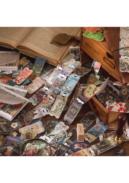 E Stili Dimeets Bill Pavilion Serisi Not Defteri Dekoratif El Sanatları Arka Plan Kağıdı Dıy Scrapbooking Günlüğü Albüm Günlük Etiketleri (Yurt Dışından) modelleri