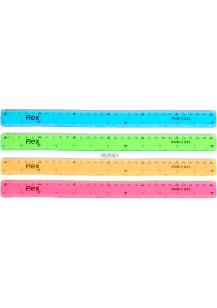 Yumuşak Cetvel Çok Renkli Öğrenci Esnek Cetvel Ölçü Bandı 15CM 20CM 30CM68 Düz Cetvel Ofis Okul Malzemeleri (Yurt Dışından)