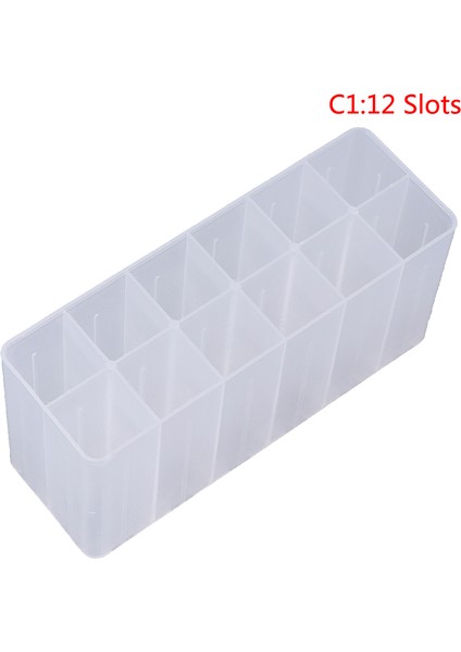 Beyaz 12 Tarzı Yuvalama Kalem Depolama Tutucu Fırça Kalem Rafı Masa Standı Organizatör Çok Fonksiyonlu Aracı M5TB (Yurt Dışından)