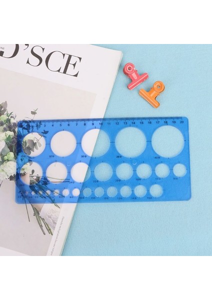 Öğrenci Için 1 Adet Plastik Daireler Geometrik Şablon Cetvel Çizim Aracı Kırtasiye (Yurt Dışından) fırsatları