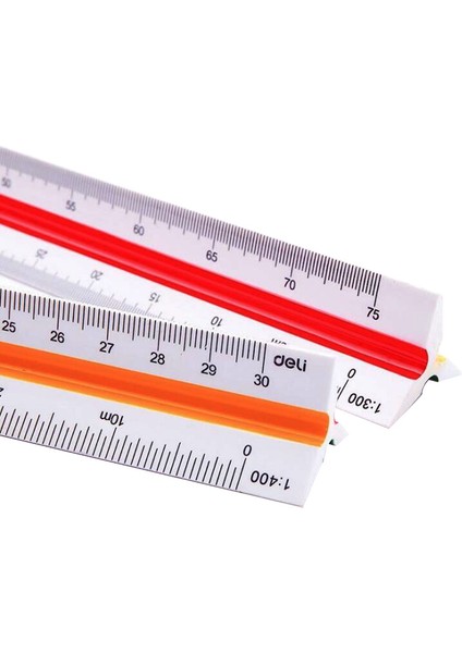 1 Adet Tarzı Üç Ölçekli Hassas Cetvel Çok Fonksiyonlu Ayak Tasarımı Çizim Çizim Ölçüm Aracı 30CM (Yurt Dışından)