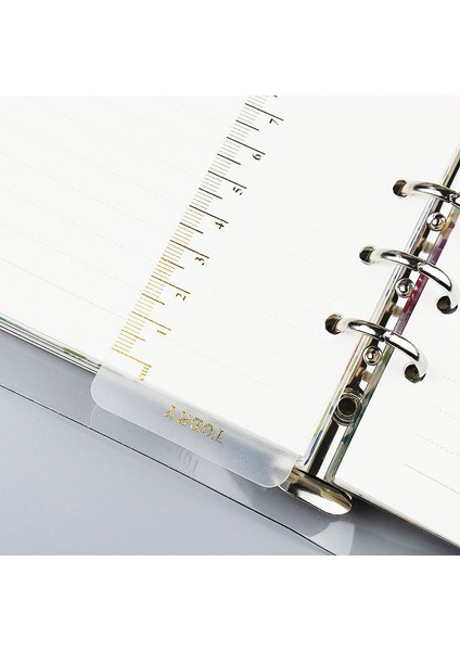 2 Adet Stil Için A6 Siyah Bugün Harphia Hükümdar A5 A6 A7 Pp Mat Frosted Planlayıcı Ajandası Dokibook 6 Delikli Spiral Defter Düzenleyici Için E-Ticaret Başlığı (Yurt Dışından)