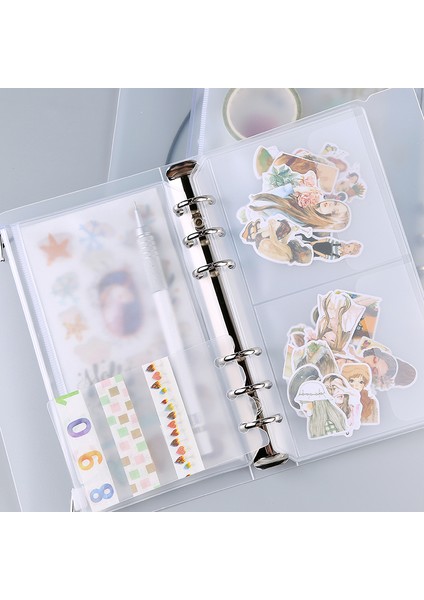 4 Adet Set Stili A6 Maotu Gevşek Yapraklı Pvc Depolama Çantası Etiket Bilet Kart Organizatör Çantası A5 A6 Spiral Defter Günlük Spiral Halkalı Dolguçoğaltıcı (Yurt Dışından) fırsatları