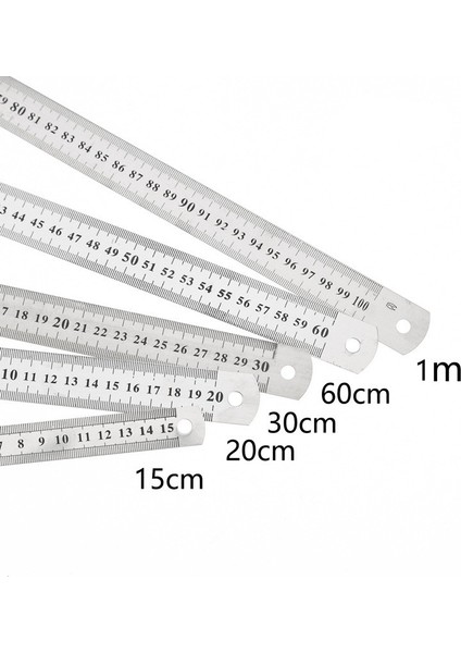 1 Adet 30CM Tarzı Mcmcmcm Çift Taraflı Ölçek Paslanmaz Çelik Düz Cetvel Ölçüm Aracı Okul Ofis Malzemeleri Öğrenciler Için (Yurt Dışından) fiyatları